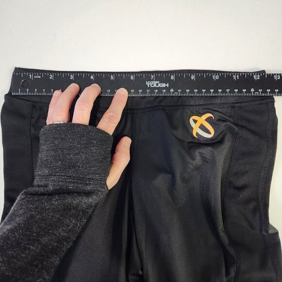 Opedix U1 Knee Support Tights Womens Small Black Skiing Athletic Cropped - Picture 6 of 10